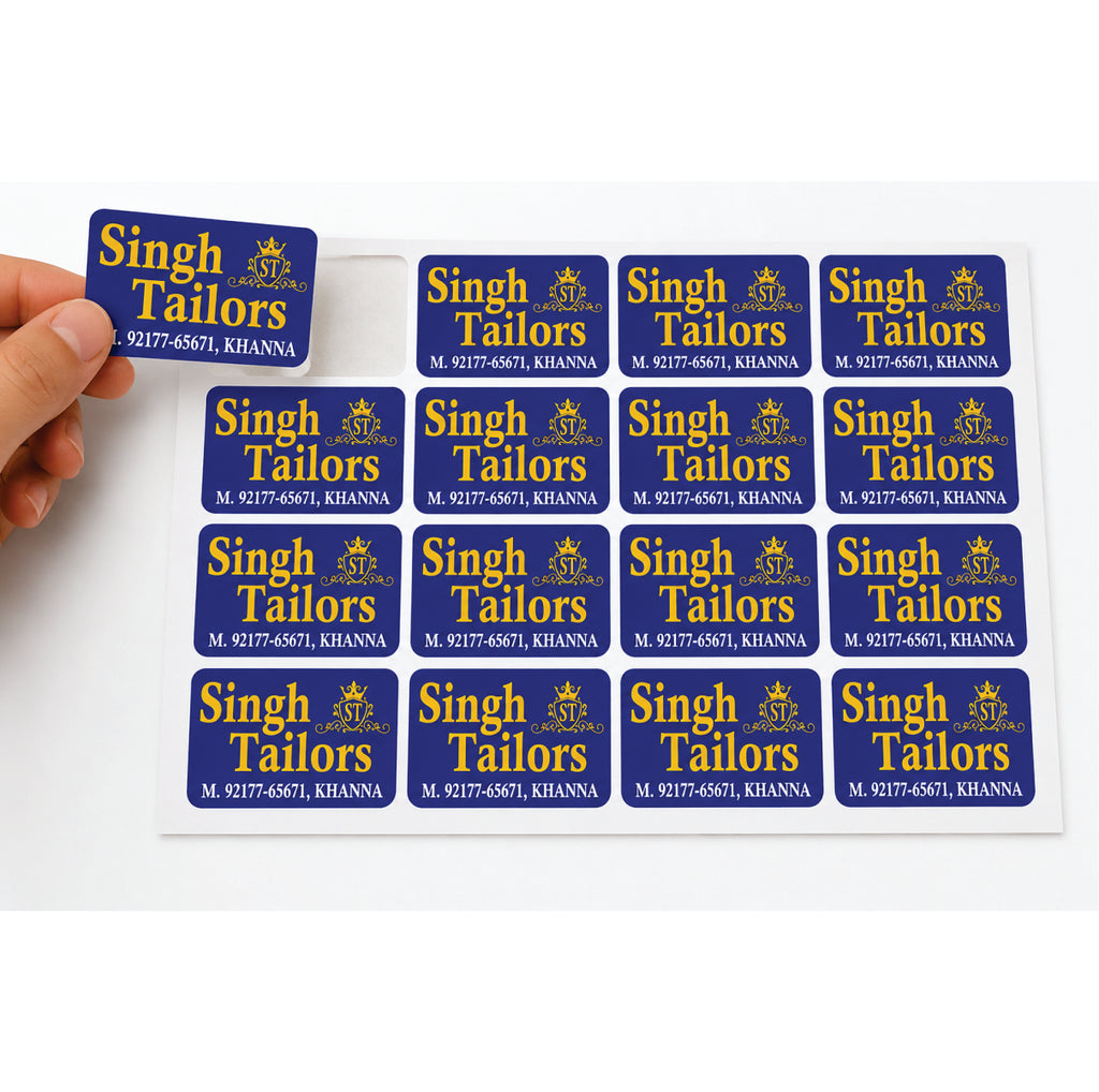 CUSTOM STICKER TA 23| 100 SHEETS