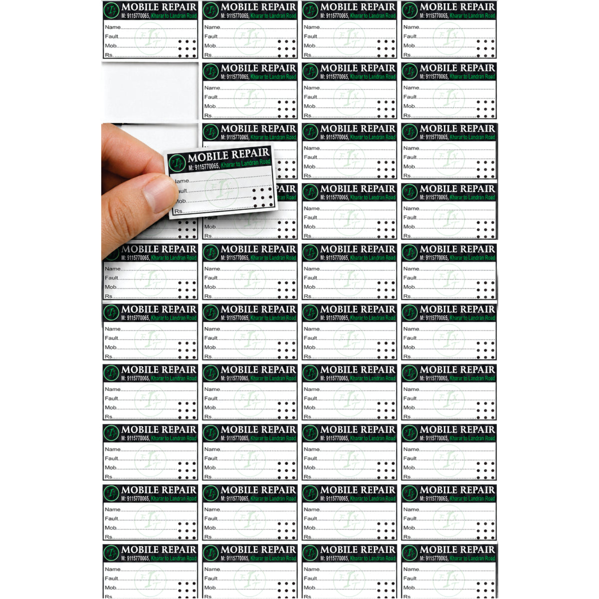 CUSTOM STICKER MO 24| 100 SHEETS