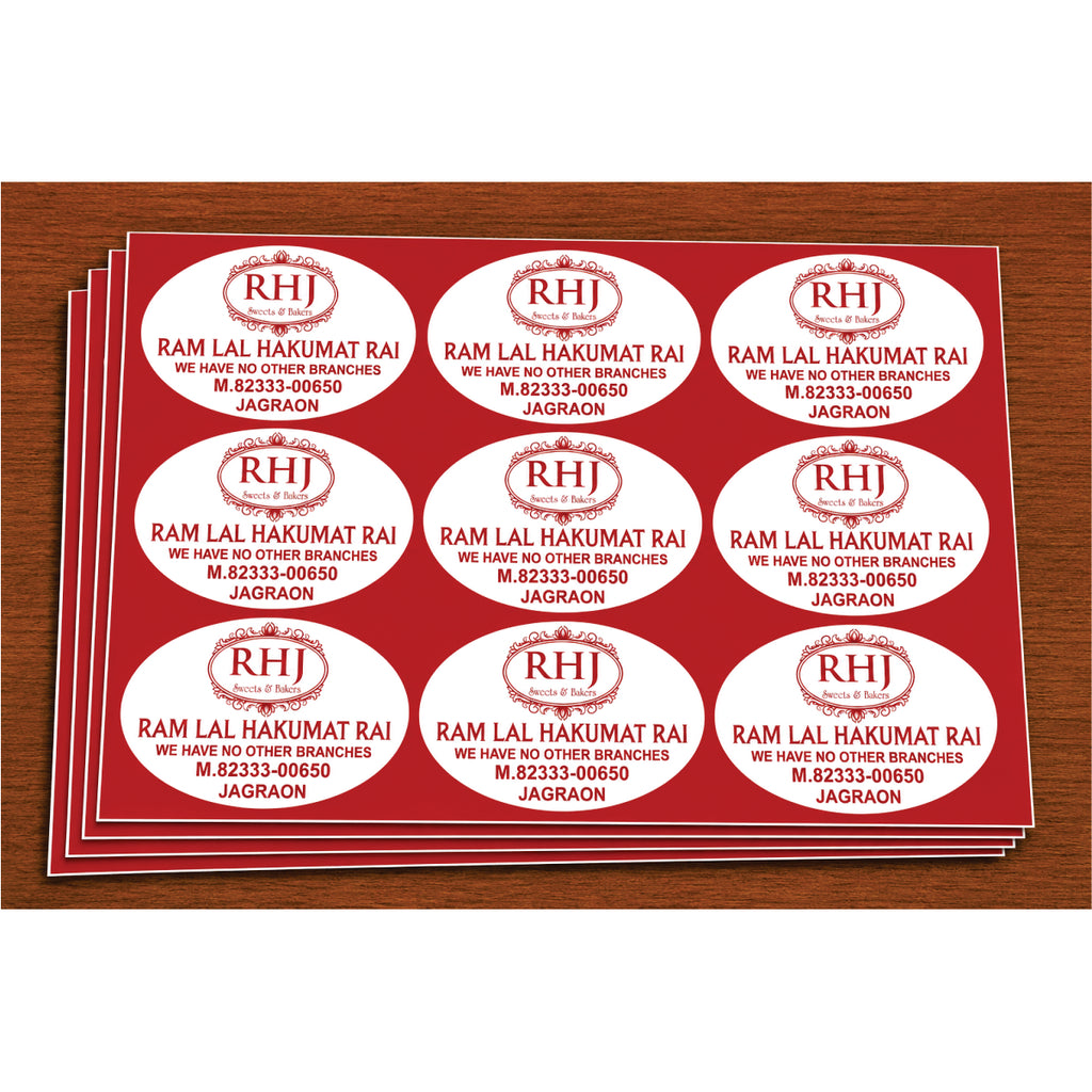 CUSTOM STICKER SW 24 | 100 SHEETS