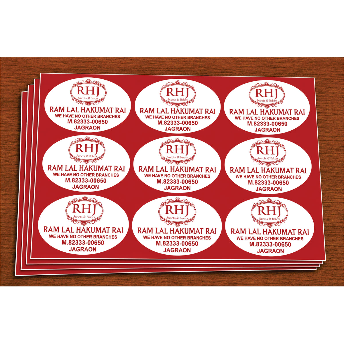 CUSTOM STICKER SW 24 | 100 SHEETS