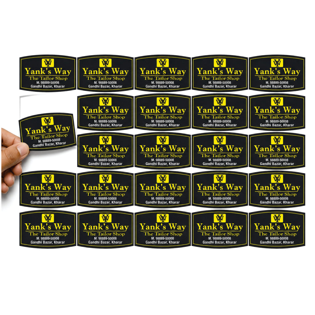 CUSTOM STICKER TA 25| 100 SHEETS