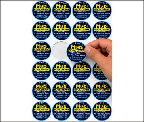 CUSTOM STICKER Bo 25| 100 SHEETS
