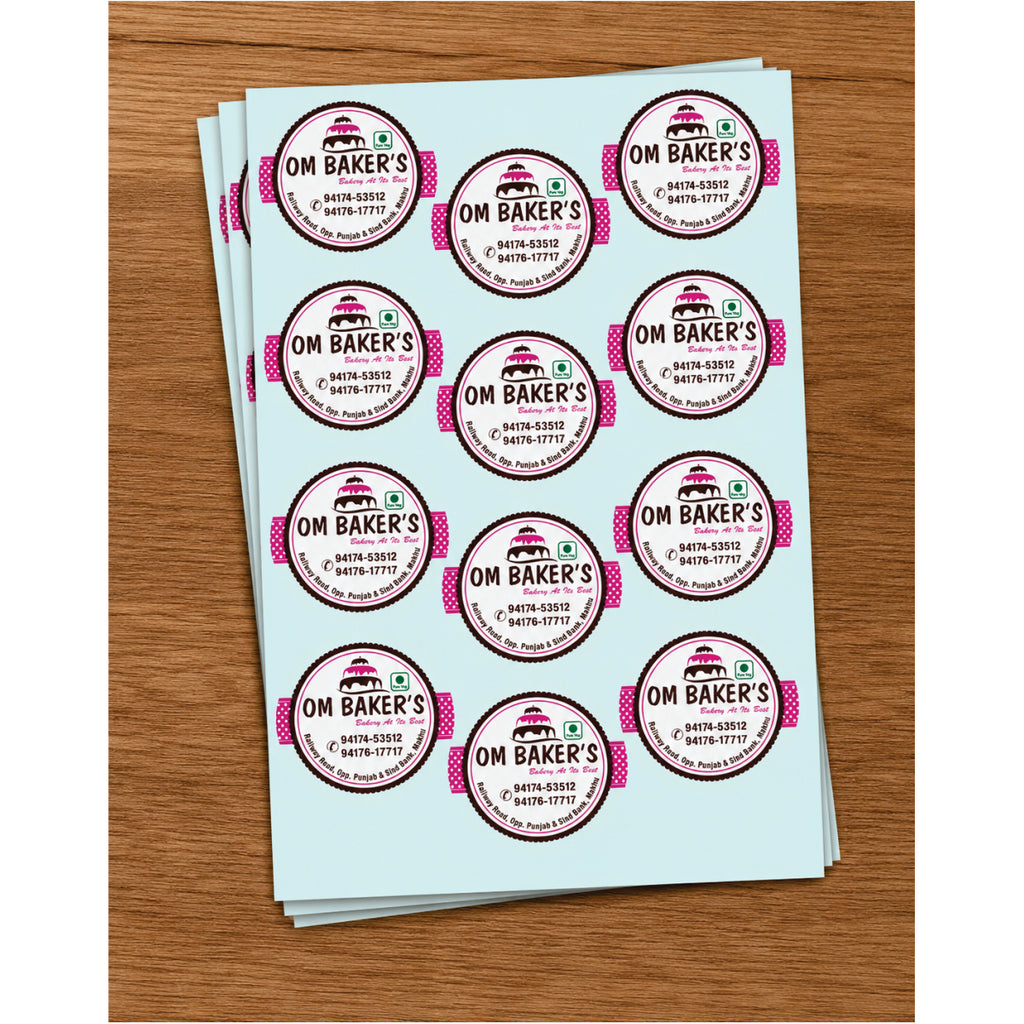CUSTOM STICKER BK 26 | 100 SHEETS