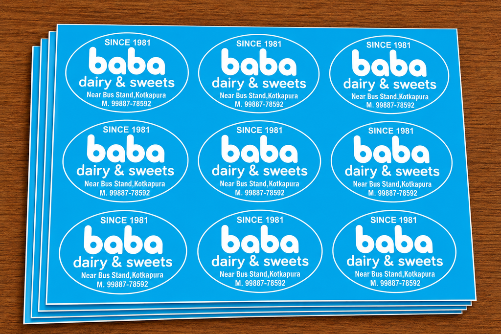 CUSTOM STICKER S 26| 100 SHEETS