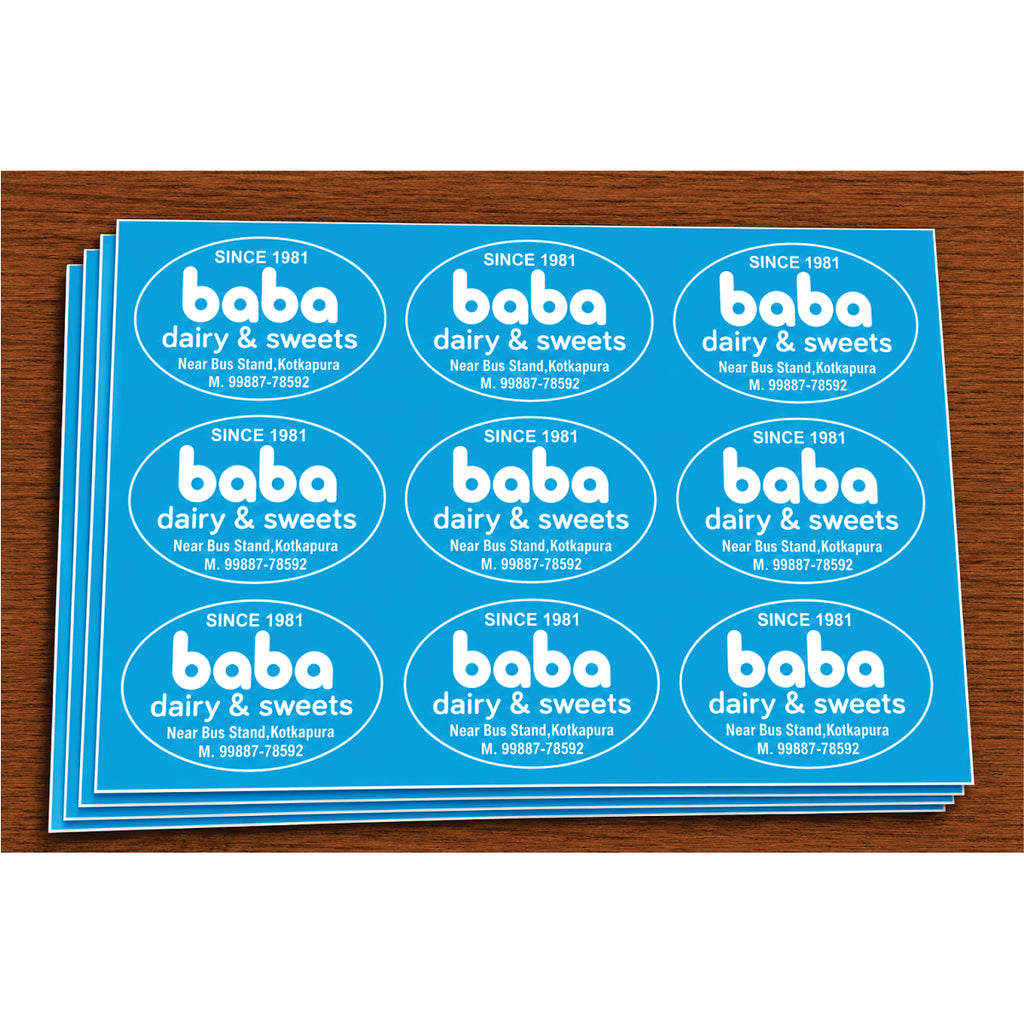 CUSTOM STICKER SW 26 | 100 SHEETS
