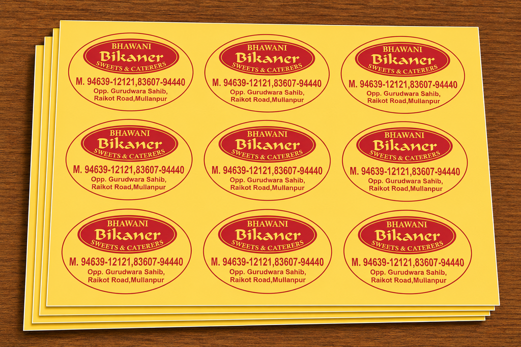 CUSTOM STICKER S 27| 100 SHEETS