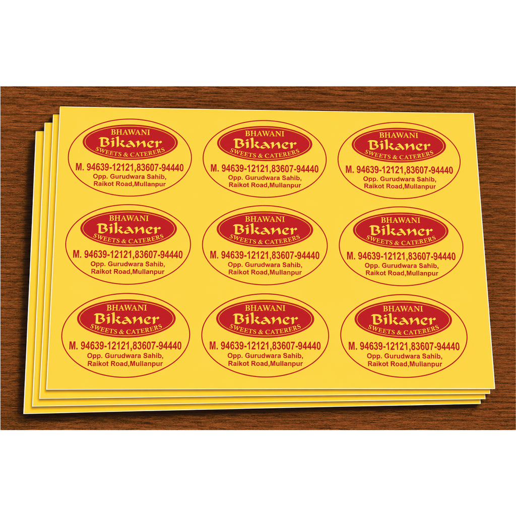CUSTOM STICKER SW 27 | 100 SHEETS