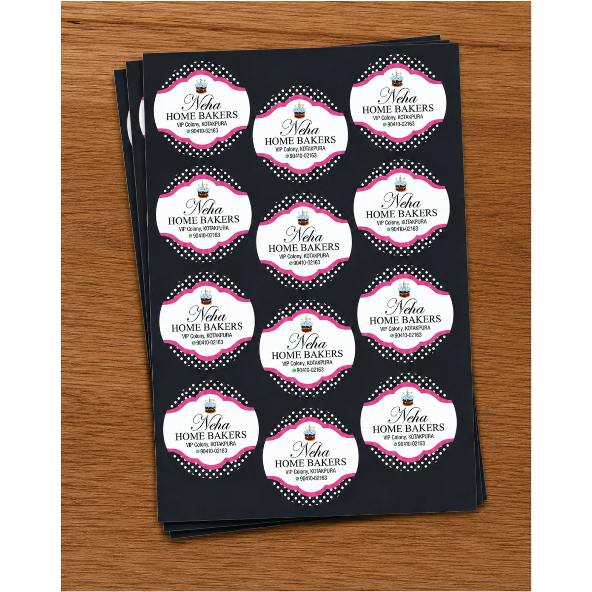 CUSTOM STICKER BK 28 | 100 SHEETS
