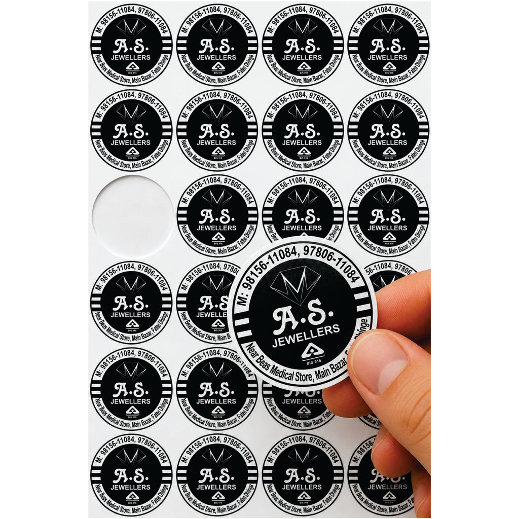 CUSTOM STICKER JE 28 | 100 SHEETS