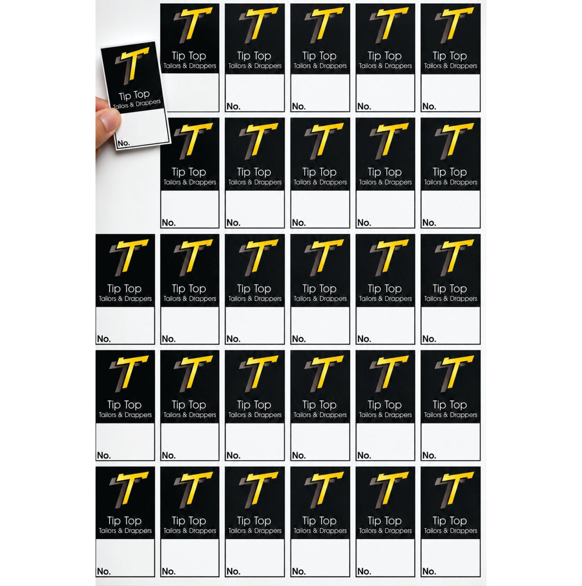CUSTOM STICKER TA 28| 100 SHEETS