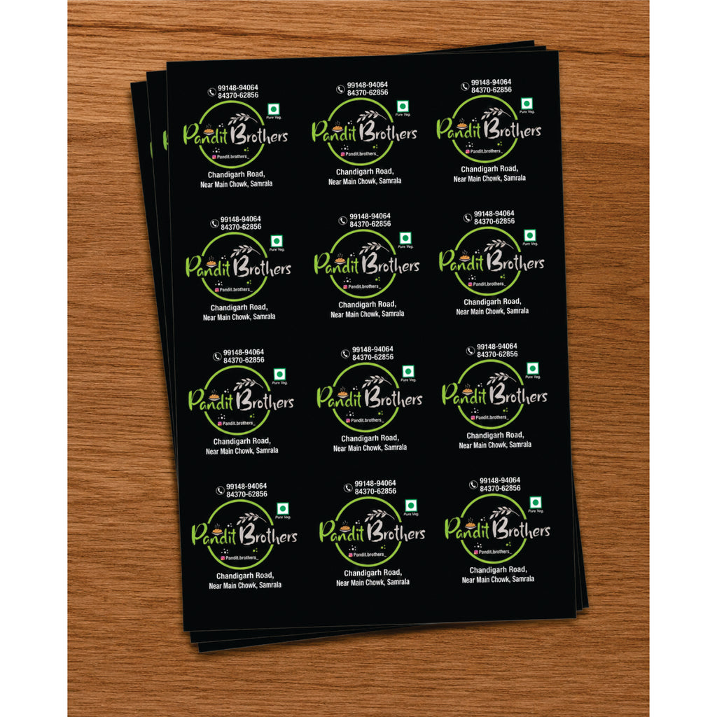 CUSTOM STICKER BK 29 | 100 SHEETS