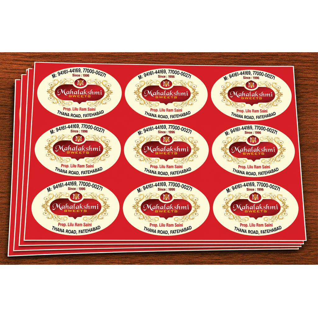 CUSTOM STICKER SW 29 | 100 SHEETS