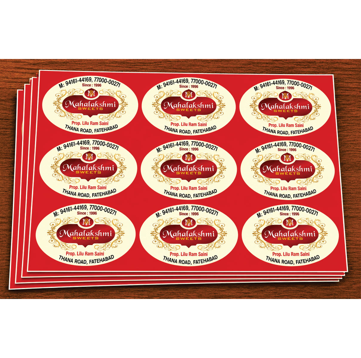 CUSTOM STICKER SW 29 | 100 SHEETS