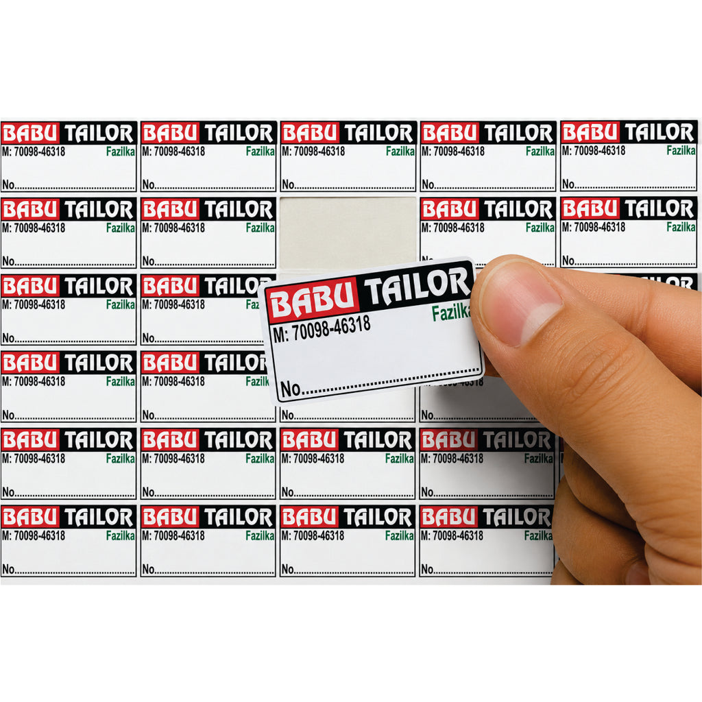 CUSTOM STICKER TA 02| 100 SHEETS