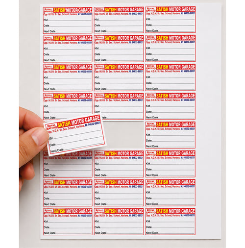CUSTOM STICKER AU 02| 100 SHEETS
