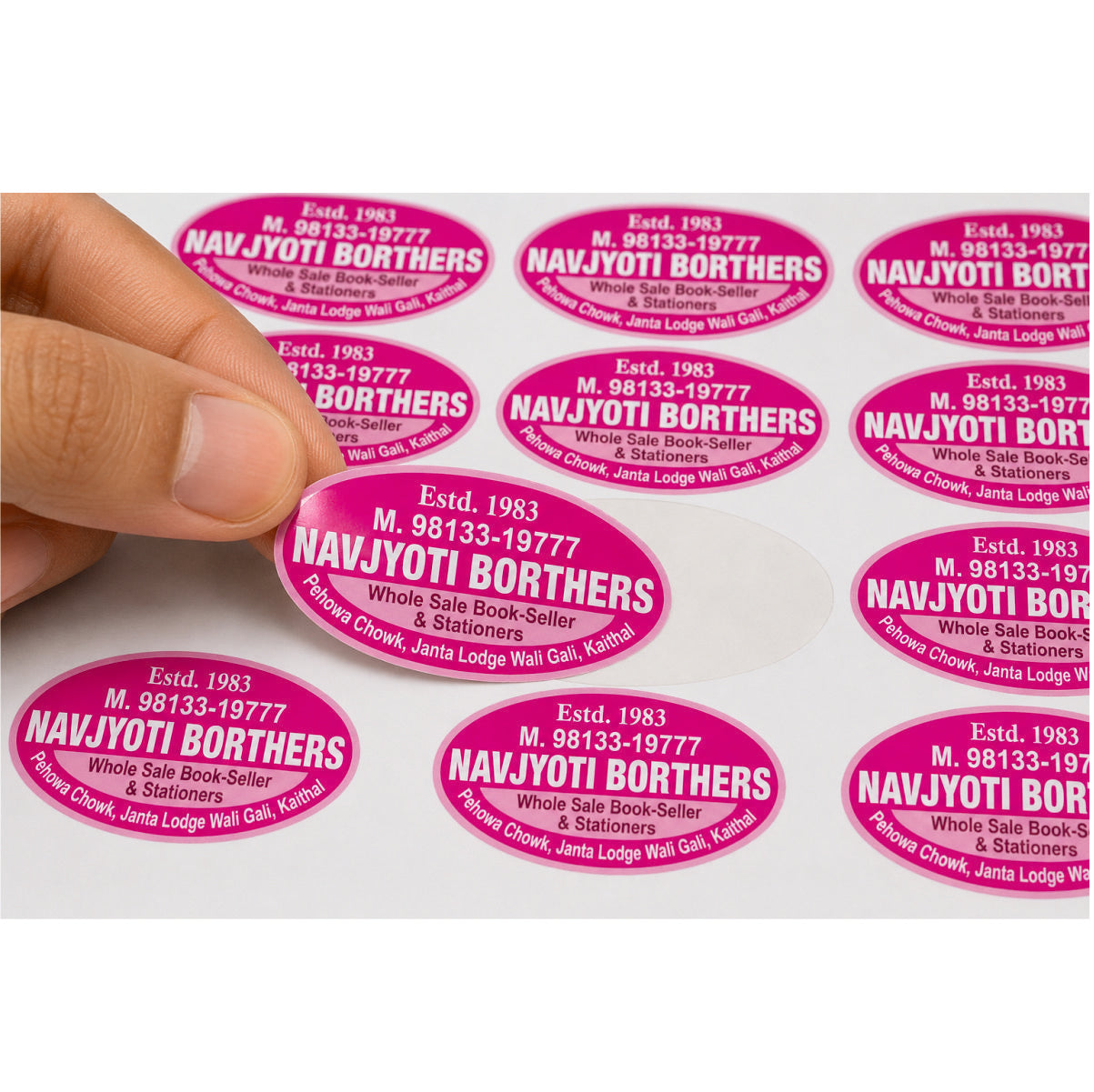 CUSTOM STICKER Bo 02| 100 SHEETS