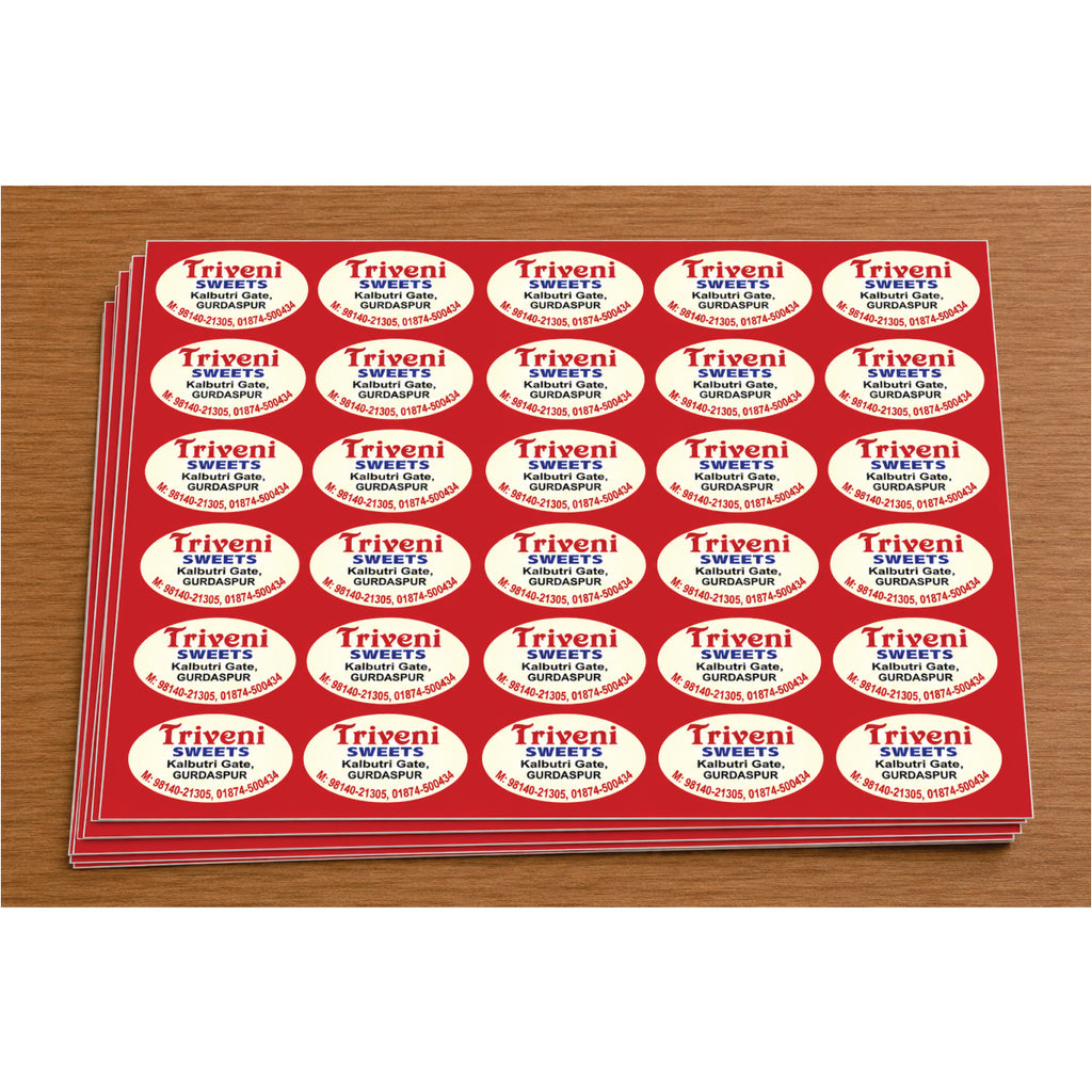 CUSTOM STICKER SW 02 | 100 SHEETS