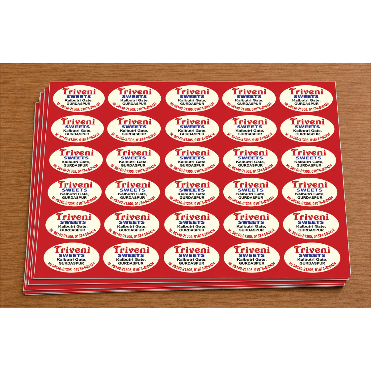 CUSTOM STICKER SW 02 | 100 SHEETS