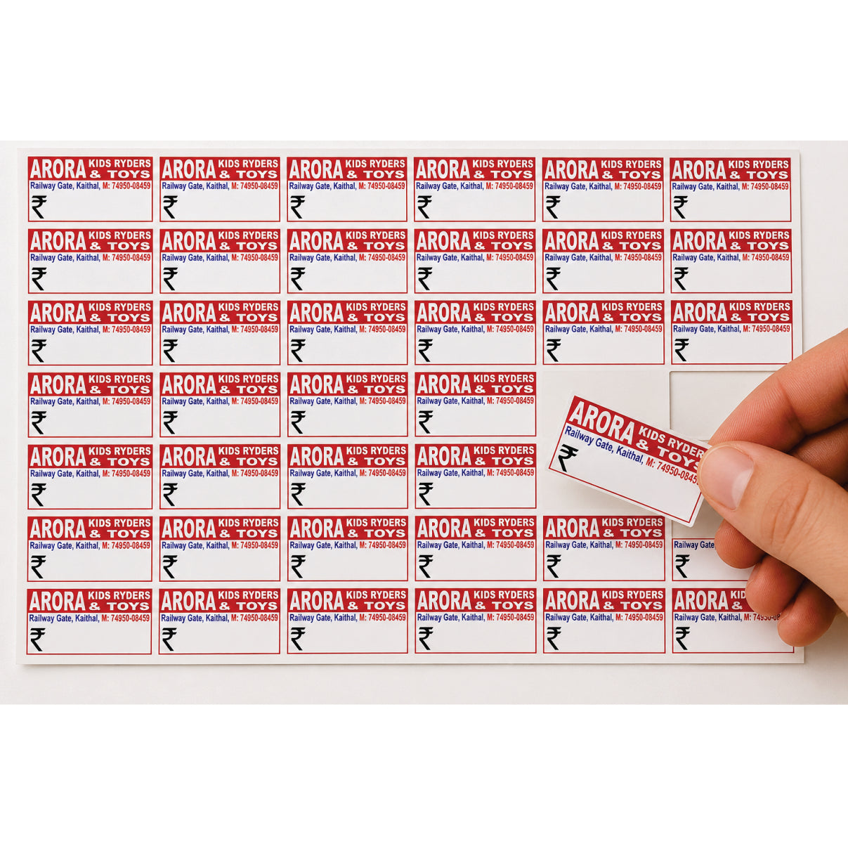 CUSTOM STICKER TO 02| 100 SHEETS