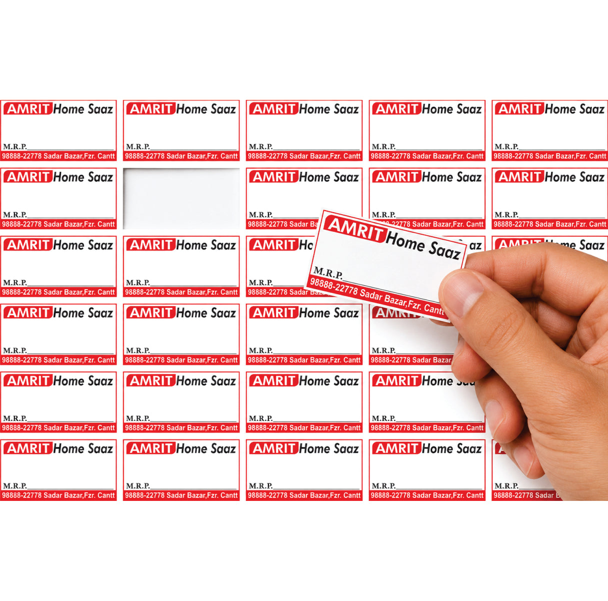 CUSTOM STICKER HA 02| 100 SHEETS