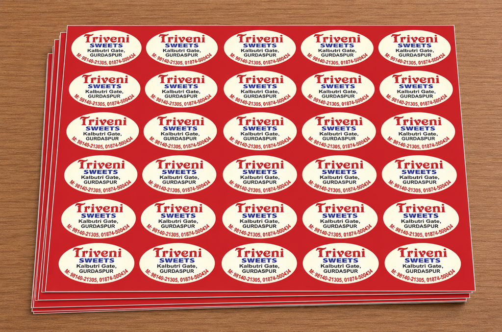 CUSTOM STICKER S 02| 100 SHEETS