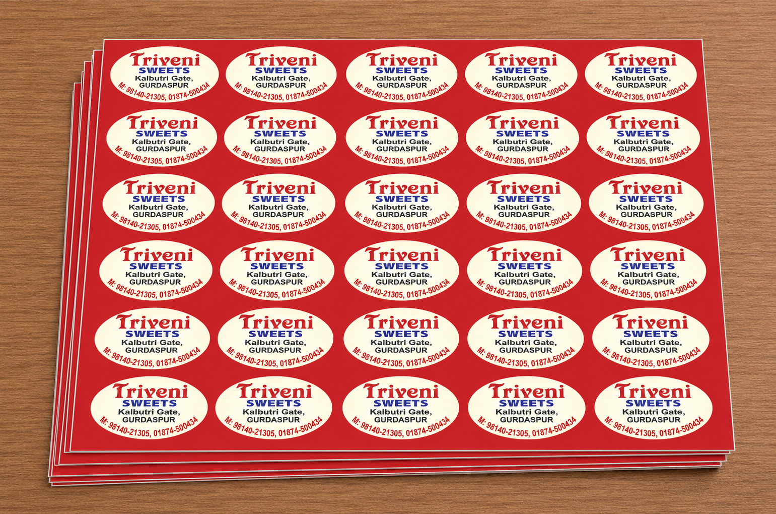 CUSTOM STICKER S 02| 100 SHEETS
