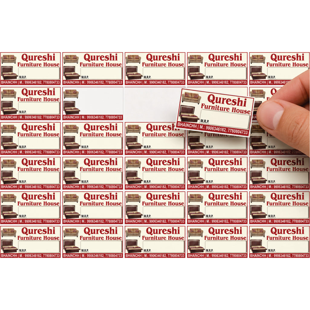 CUSTOM STICKER FUR 02| 100 SHEETS