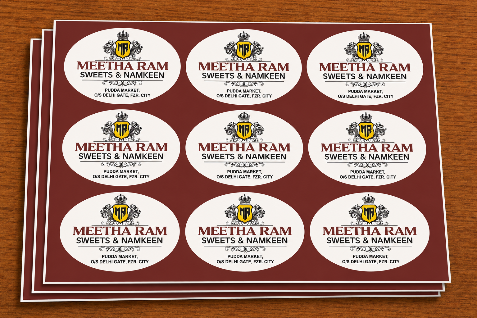 CUSTOM STICKER S 30| 100 SHEETS