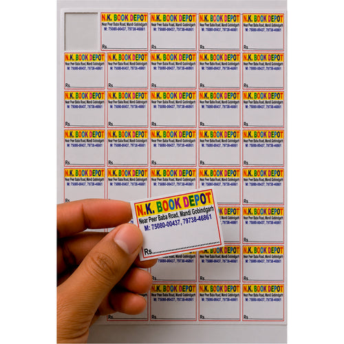 CUSTOM STICKER Bo 30| 100 SHEETS