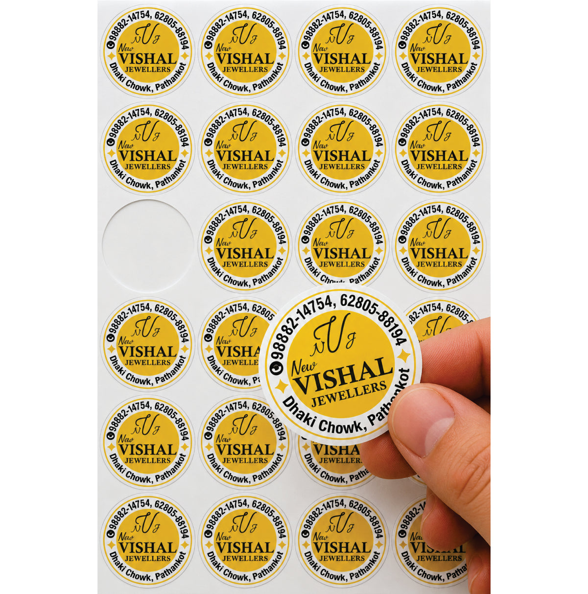 CUSTOM STICKER JE 30 | 100 SHEETS