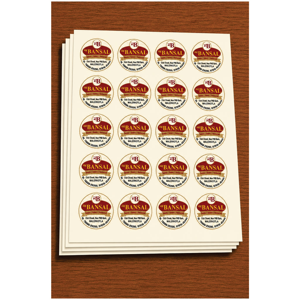 CUSTOM STICKER SW 31 | 100 SHEETS