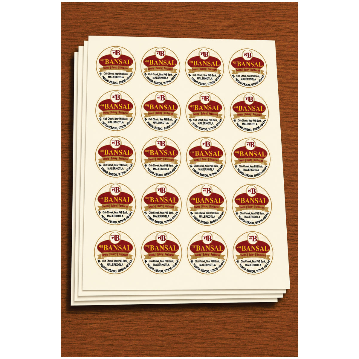 CUSTOM STICKER SW 31 | 100 SHEETS