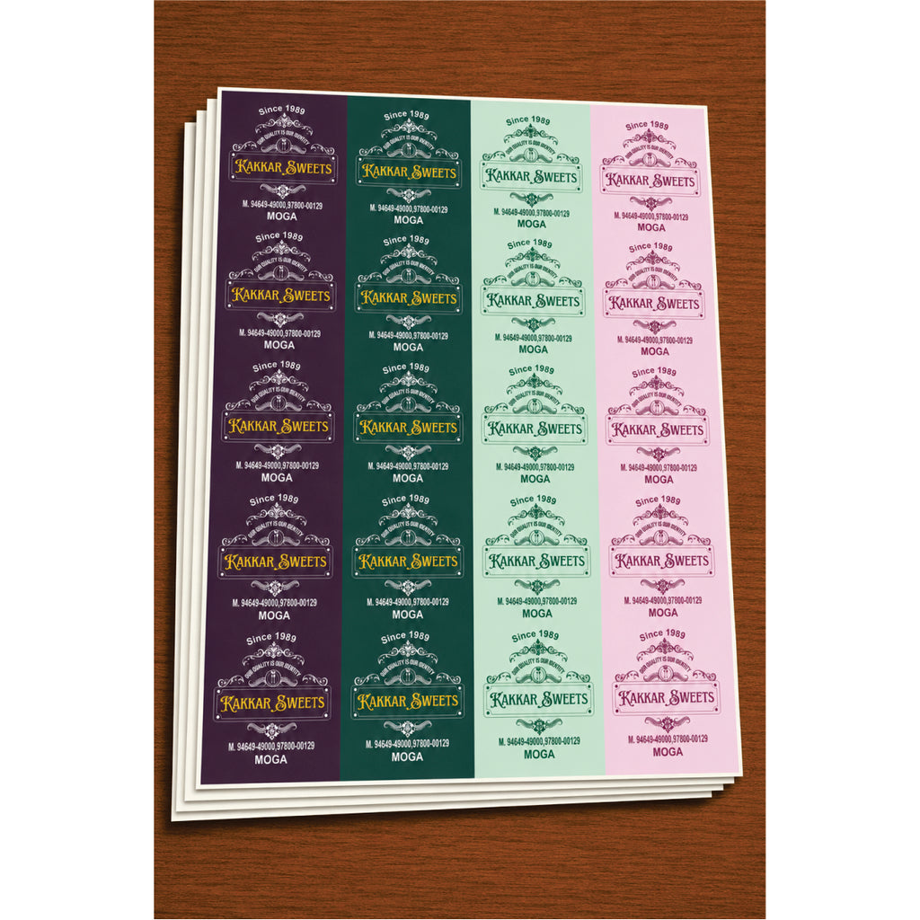 CUSTOM STICKER SW 32 | 100 SHEETS