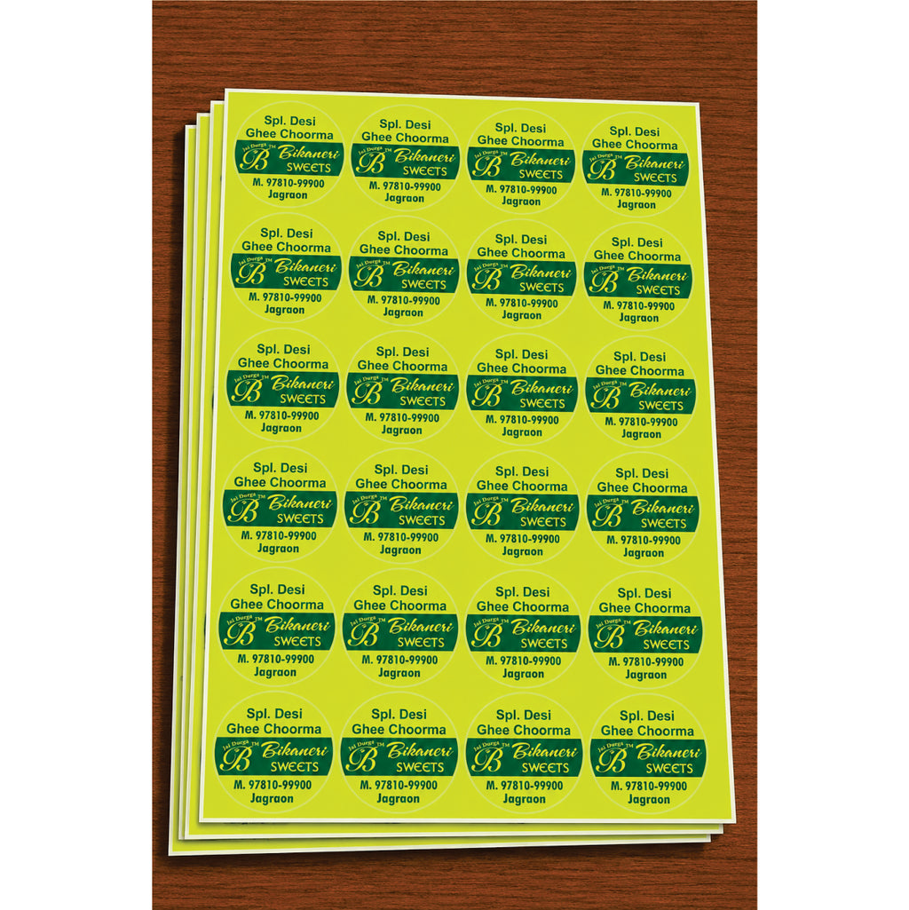 CUSTOM STICKER SW 34 | 100 SHEETS
