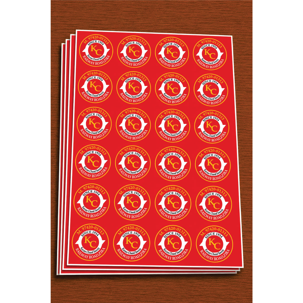 CUSTOM STICKER SW 35 | 100 SHEETS
