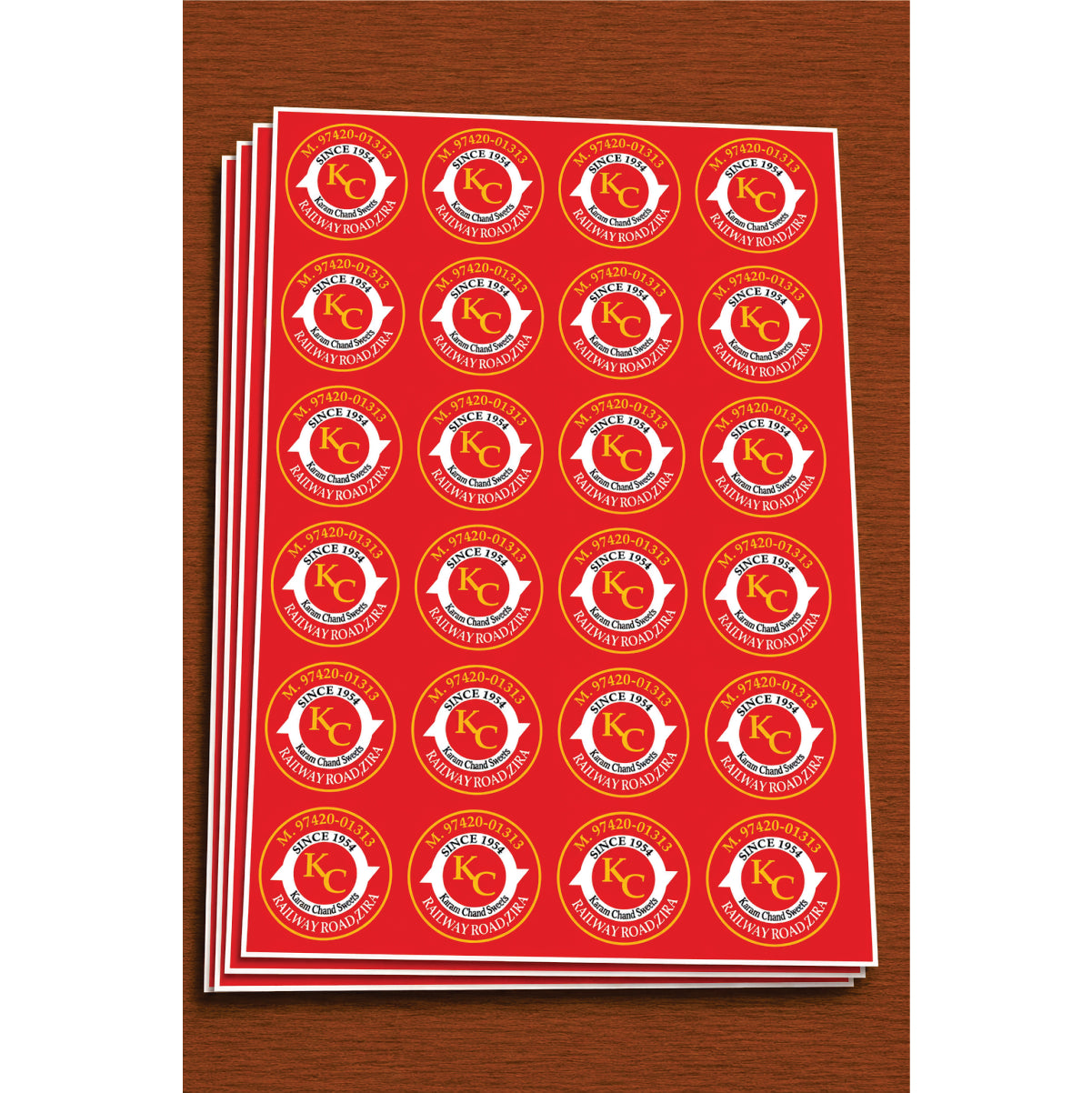 CUSTOM STICKER SW 35 | 100 SHEETS