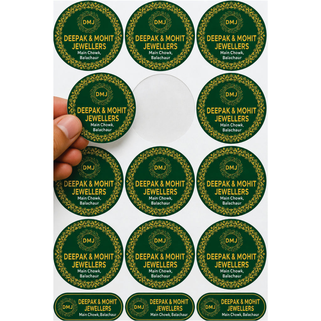 CUSTOM STICKER JE 36 | 100 SHEETS