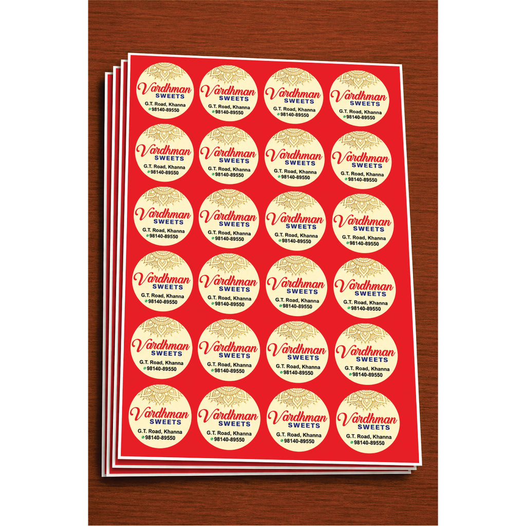 CUSTOM STICKER SW 36 | 100 SHEETS