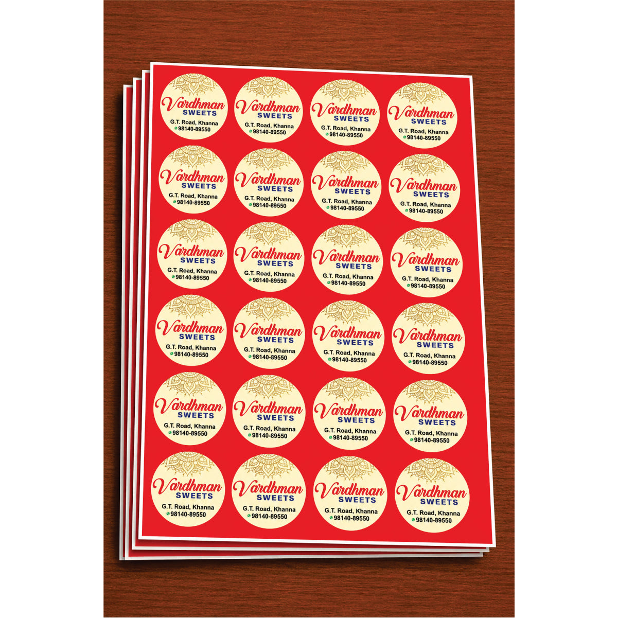CUSTOM STICKER SW 36 | 100 SHEETS
