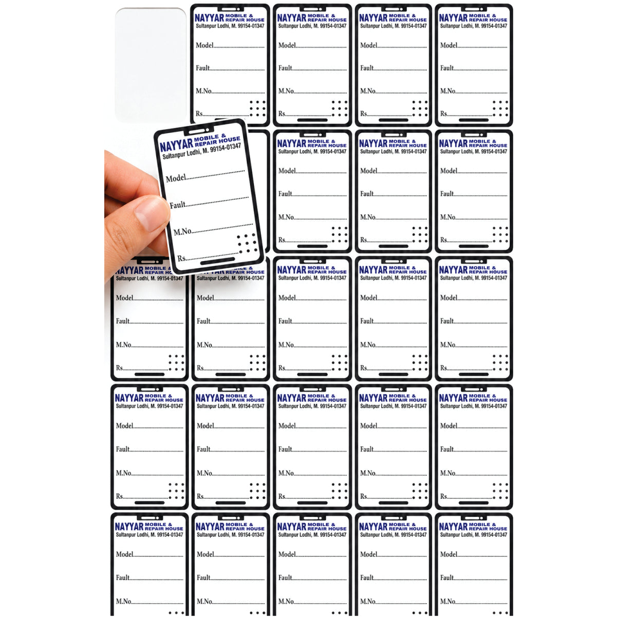 CUSTOM STICKER MO 36| 100 SHEETS