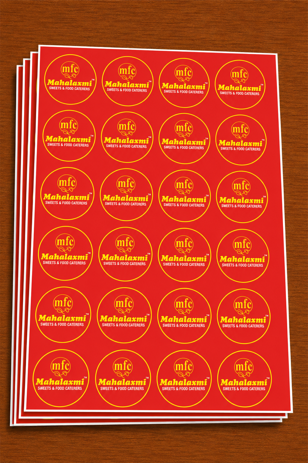 CUSTOM STICKER S 37| 100 SHEETS