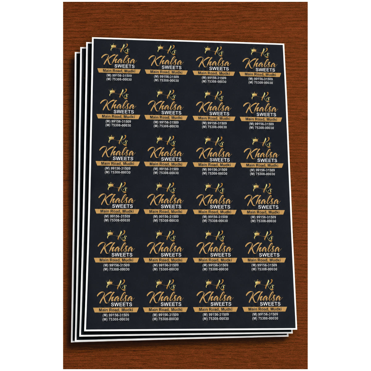 CUSTOM STICKER SW 38 | 100 SHEETS