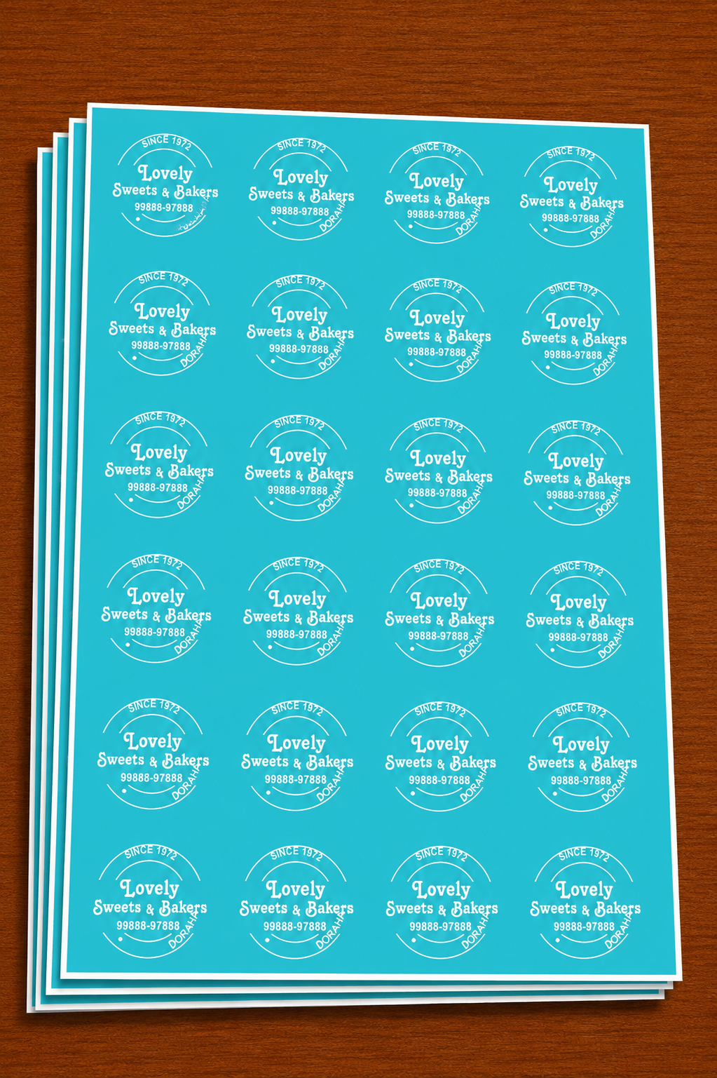 CUSTOM STICKER S 39| 100 SHEETS