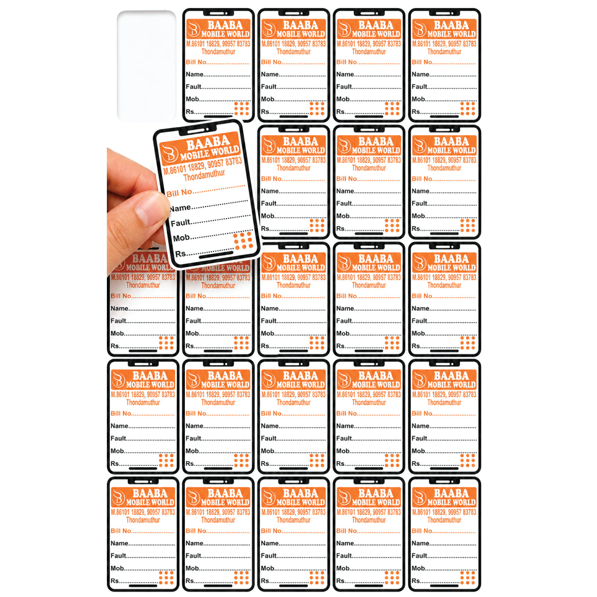 CUSTOM STICKER MO 39| 100 SHEETS