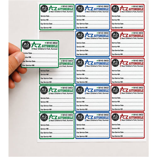 CUSTOM STICKER AU 03| 100 SHEETS