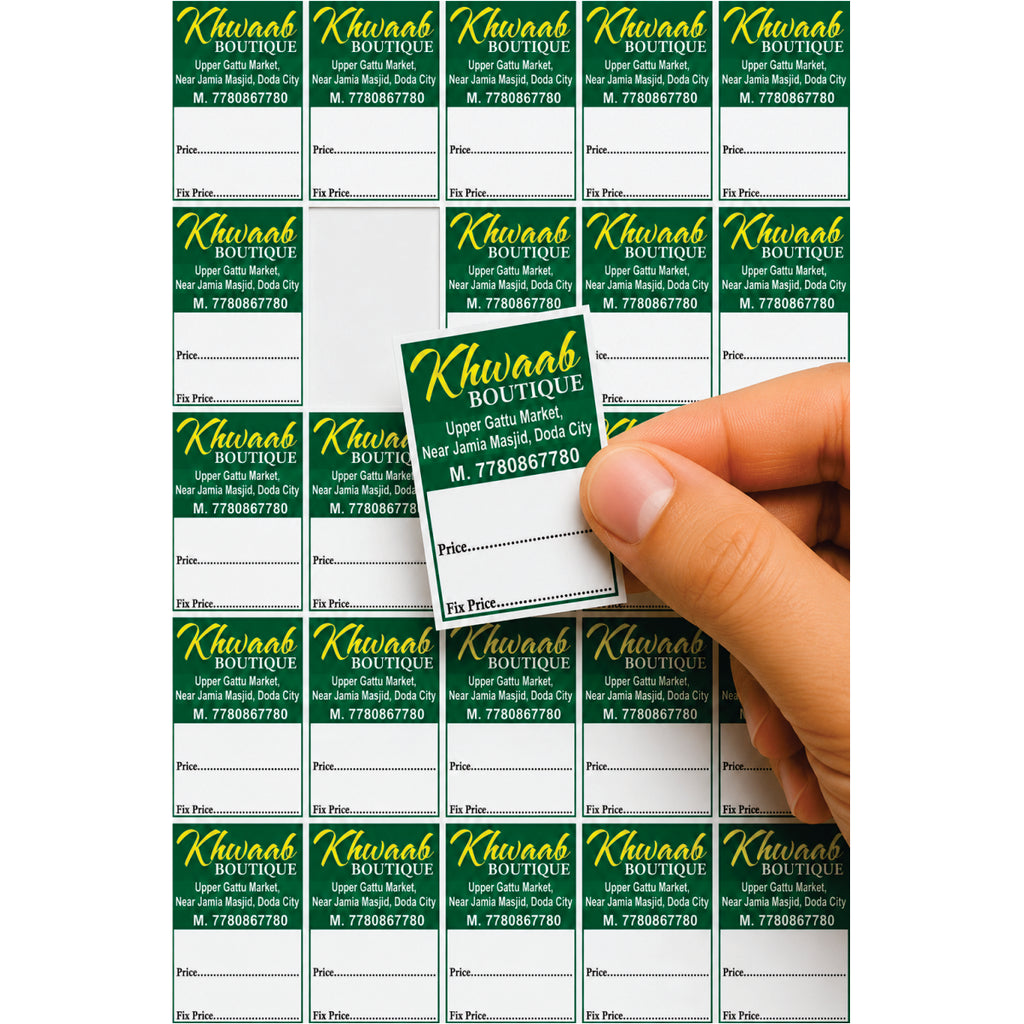 CUSTOM STICKER BOT 03| 100 SHEETS