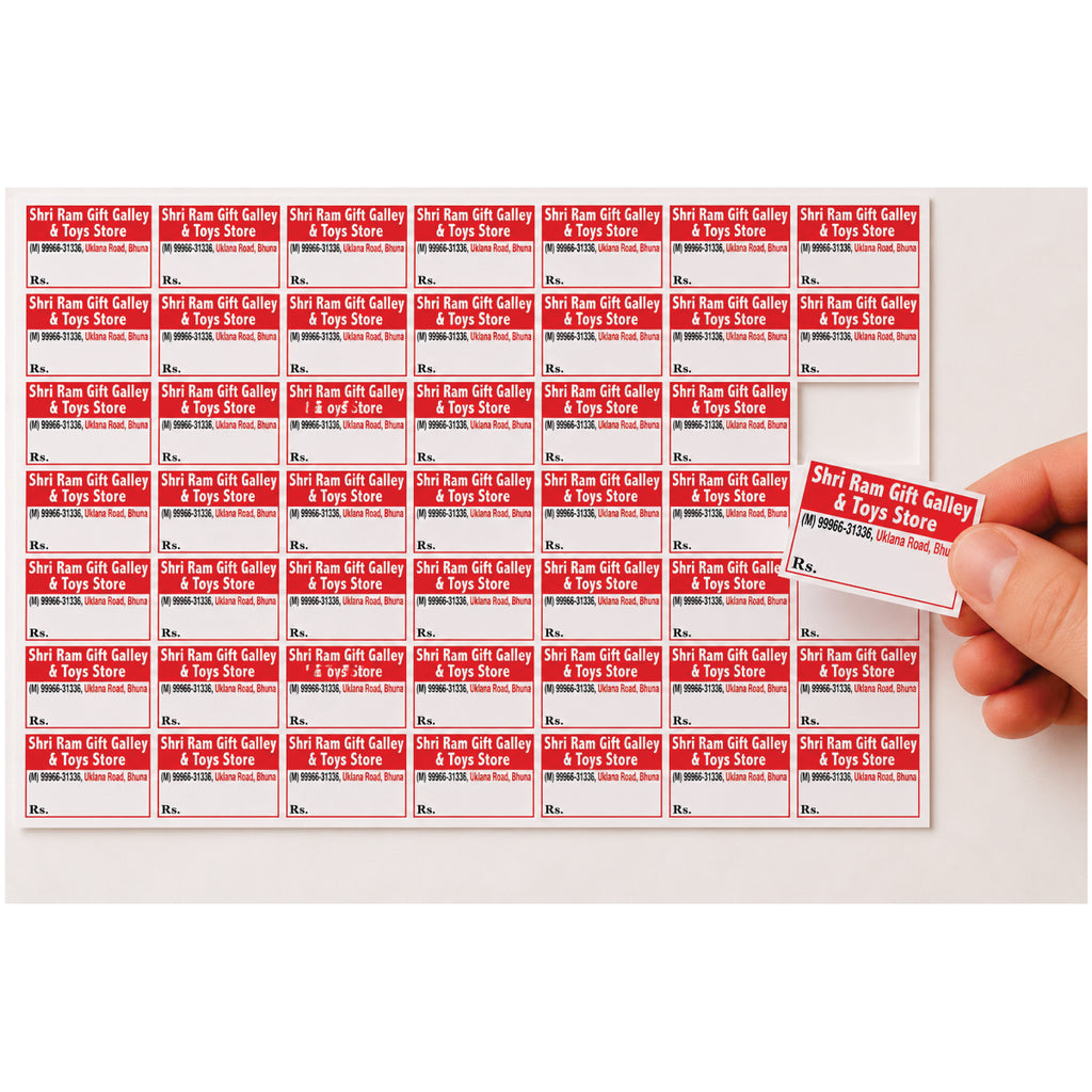 CUSTOM STICKER TO 03| 100 SHEETS