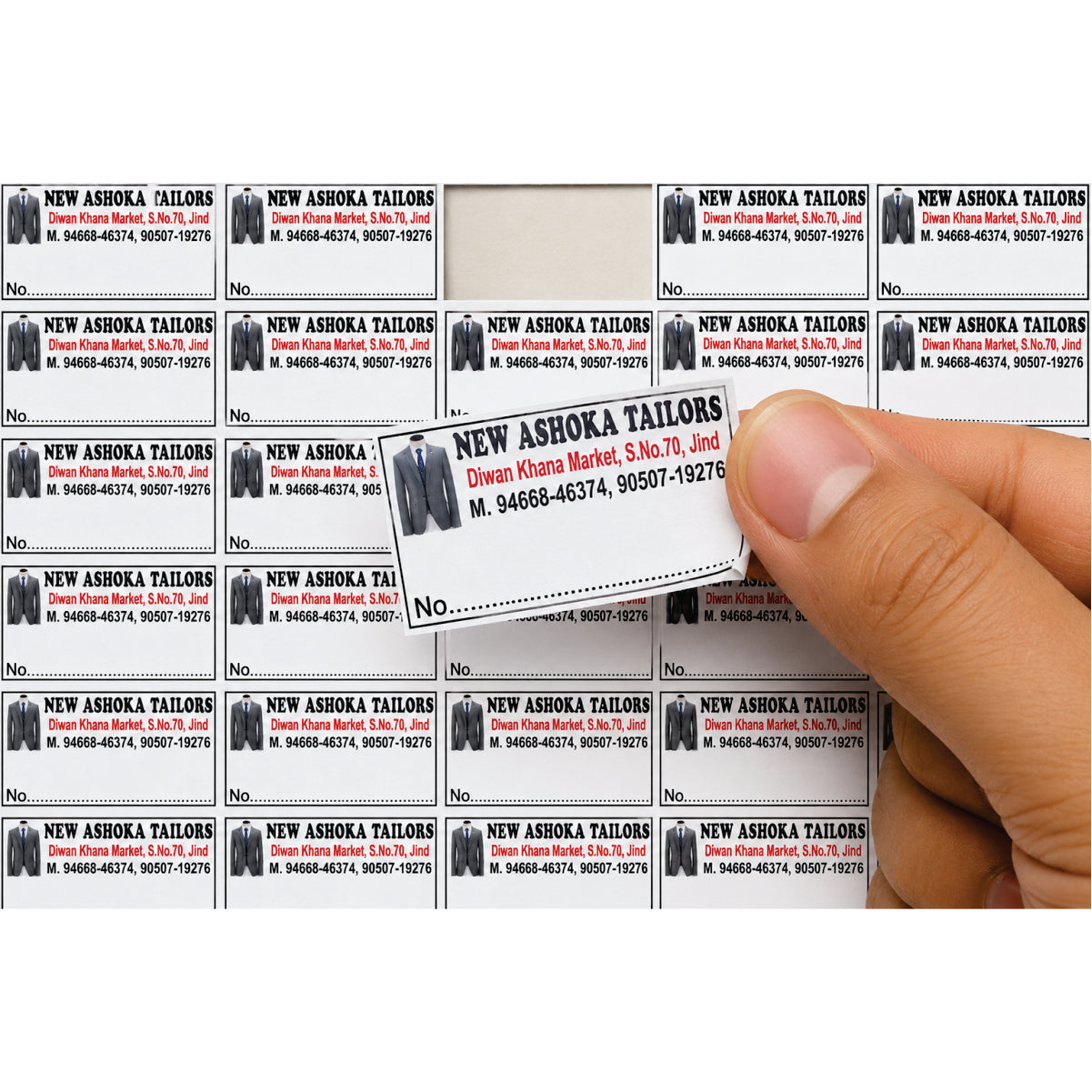 CUSTOM STICKER TA 03| 100 SHEETS