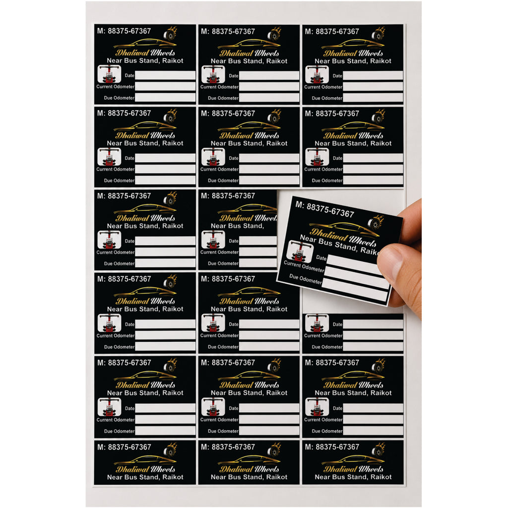 CUSTOM STICKER AU 03| 100 SHEETS