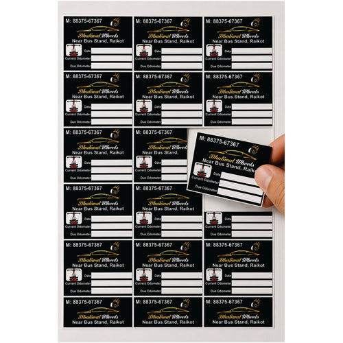 CUSTOM STICKER AU 03| 100 SHEETS